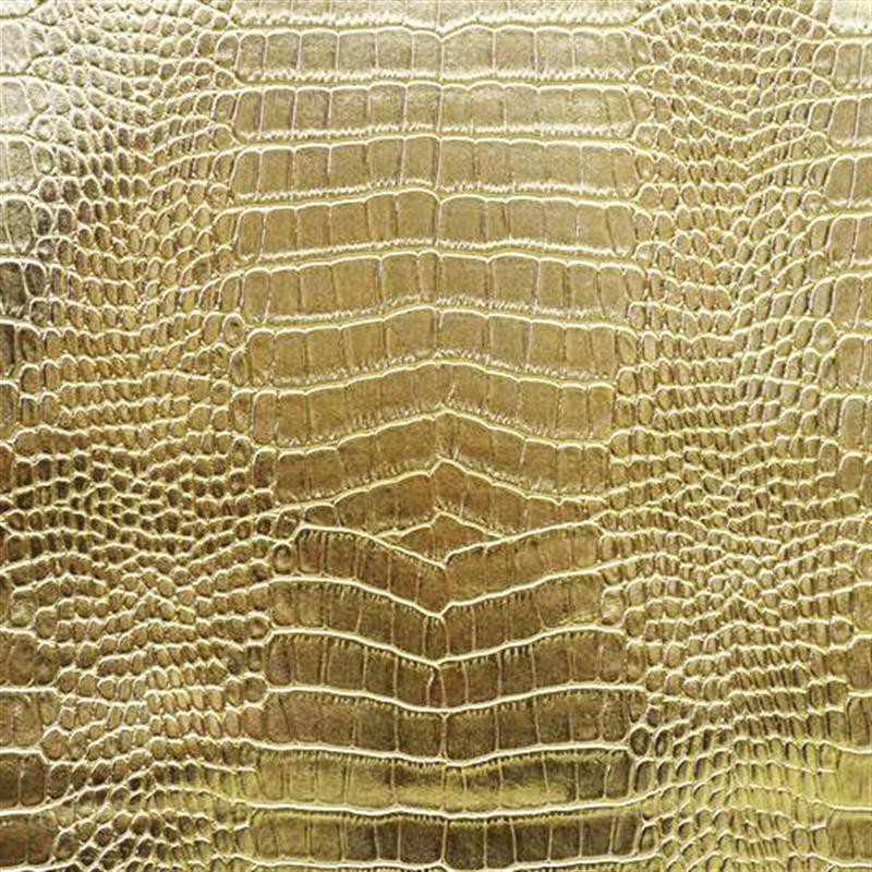 Similicuir Tapisserie Reptile Or - Ribes y Casals