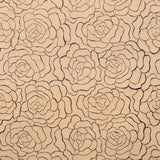 Similicuir Rose Camel Perforé - Ribes y Casals