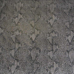 Similicuir Noir Serpent En Relief - Ribes y Casals