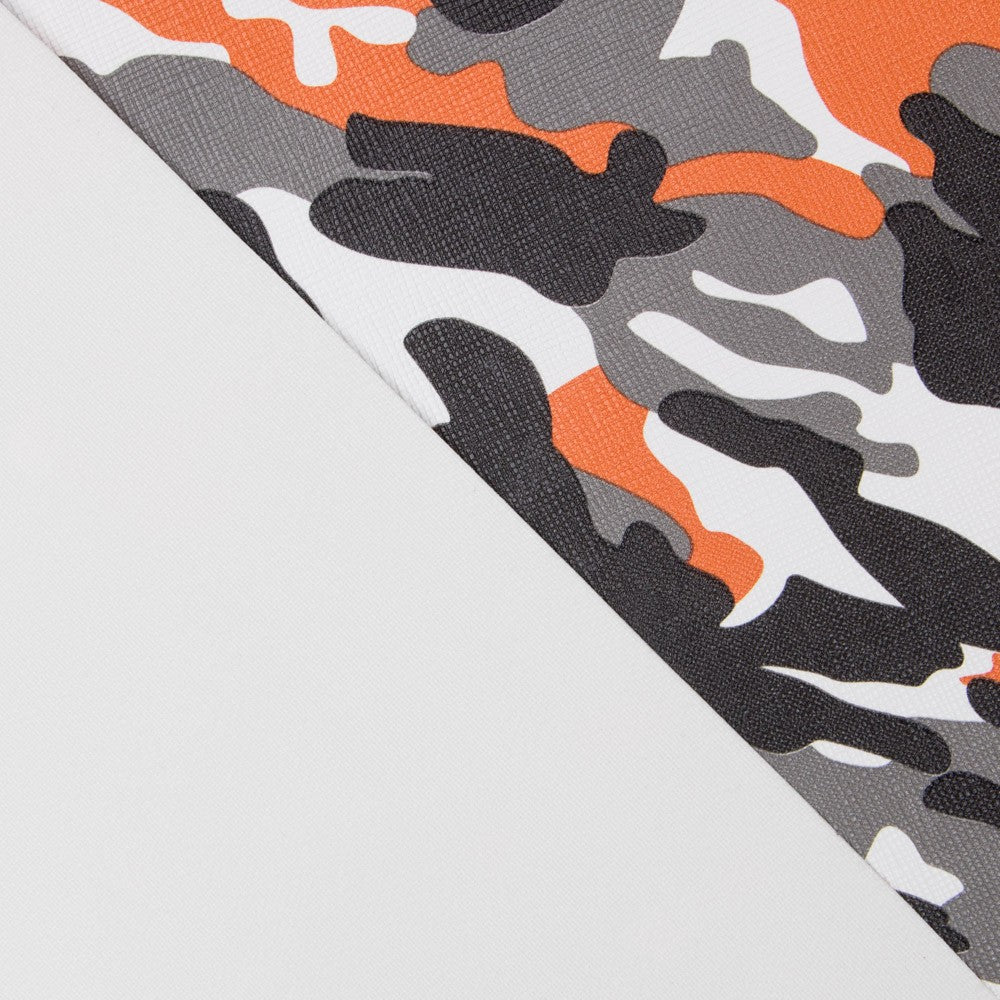 Tissu Ameublement Militaire Similicuir Orange - Ribes y Casals