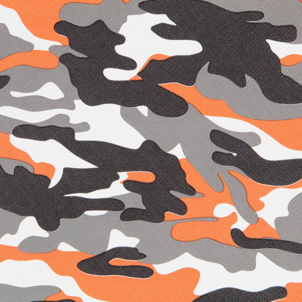 Tissu Ameublement Militaire Similicuir Orange - Ribes y Casals