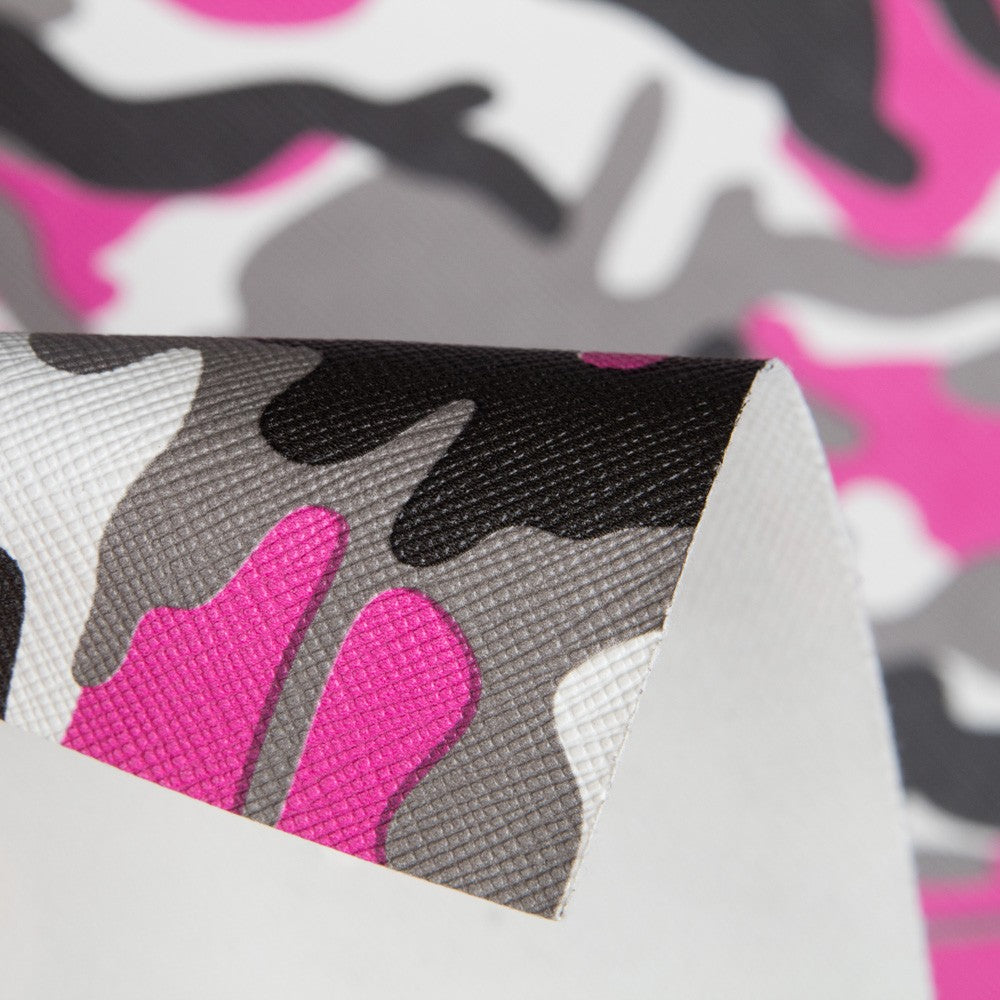 Tissu Ameublement Militaire Similicuir Rose - Ribes y Casals