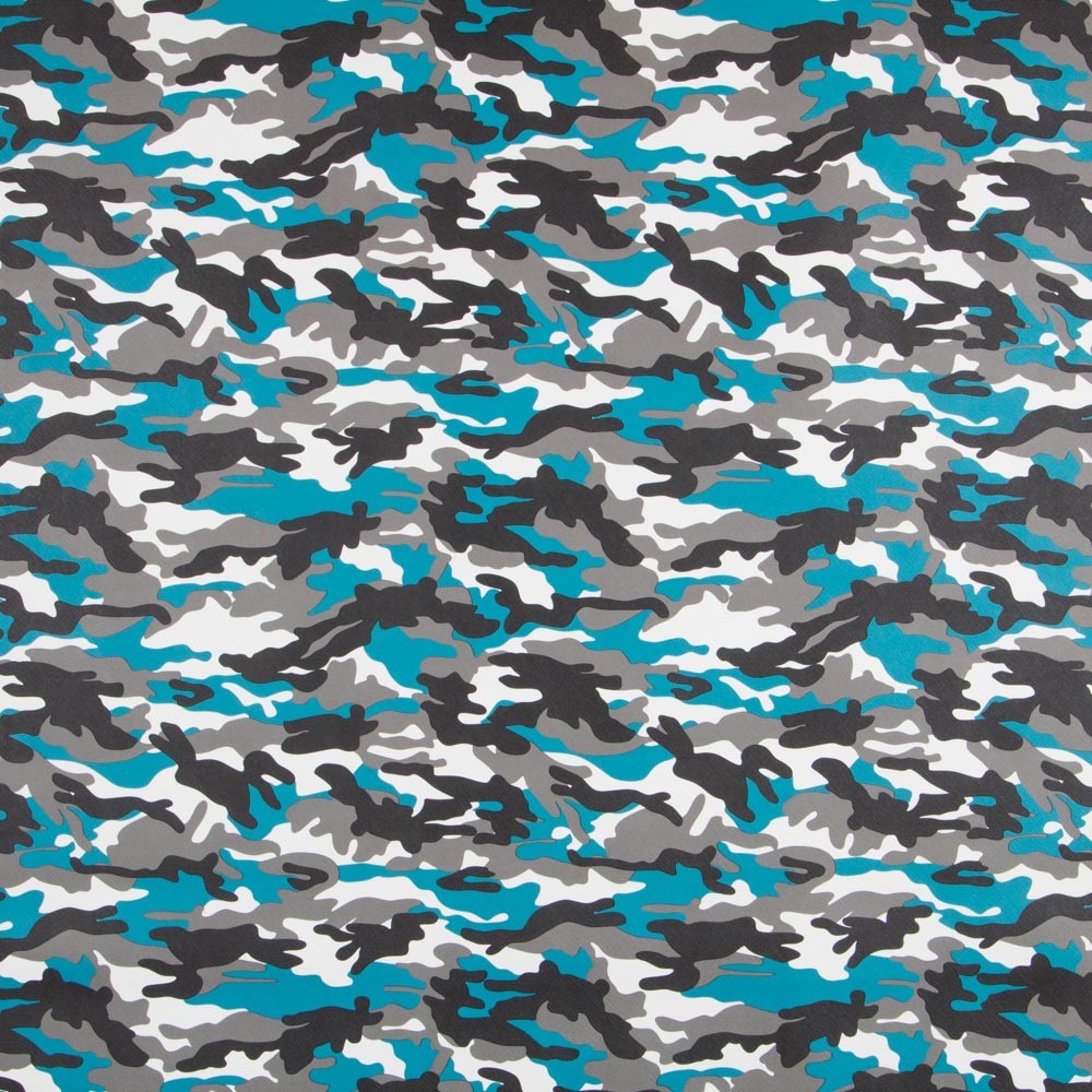 Similicuir Militaire Turquoise - Ribes y Casals