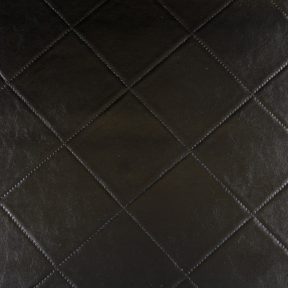 Similicuir Tapisserie Losange Noir - Ribes y Casals
