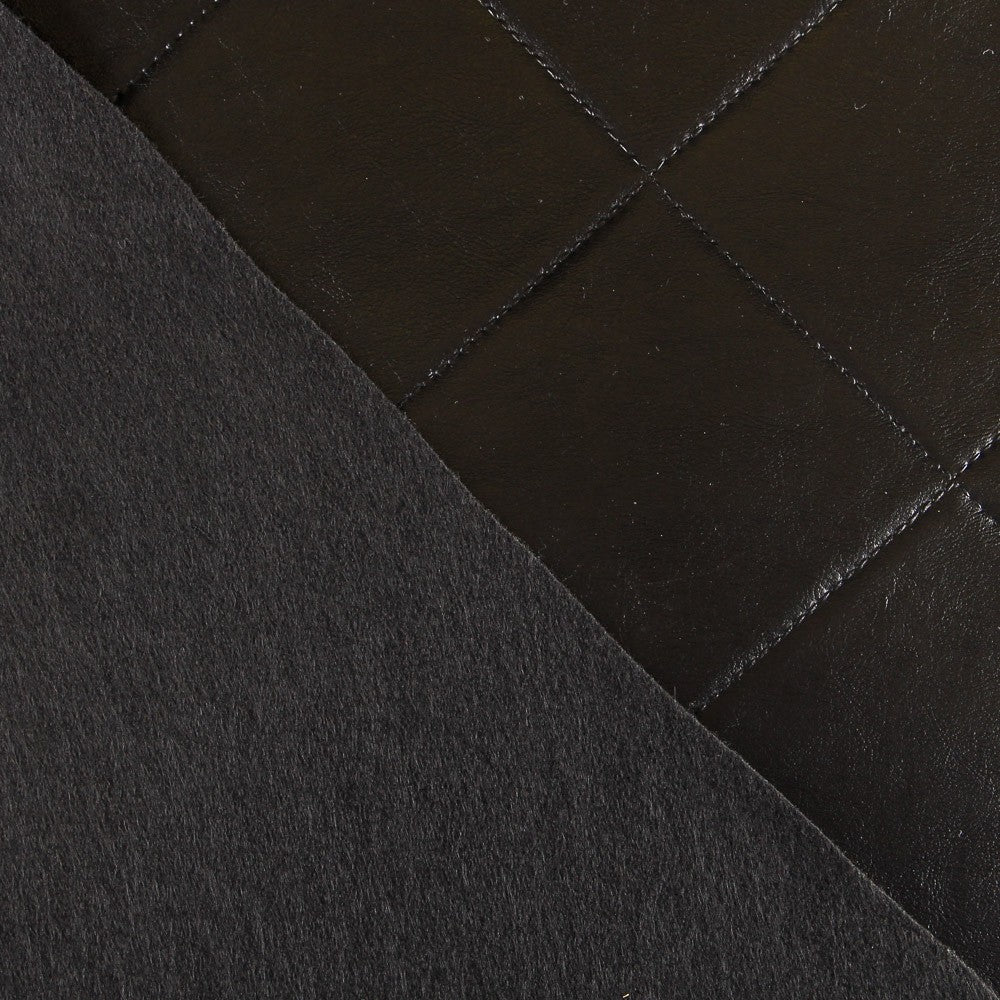 Similicuir Tapisserie Losange Noir - Ribes y Casals