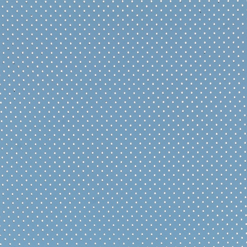 Similicuir Ajouré à Pois Bleu - Ribes y Casals