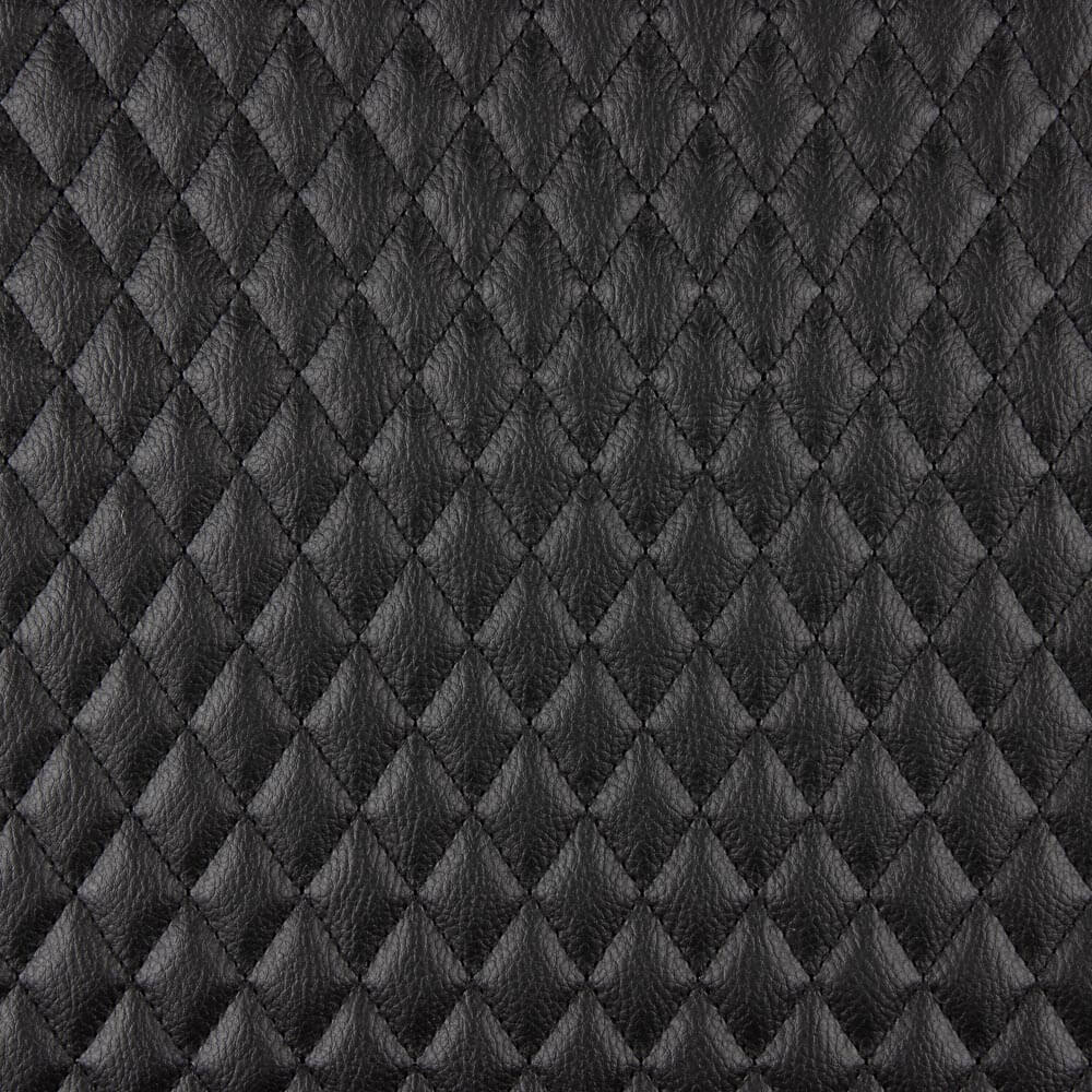 Simili Cuir Matelassé Noir - Ribes y Casals