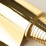Faux cuir laminé à effet miroir or - Ribes y Casals