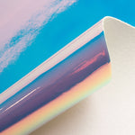 Faux cuir laminé à effet miroir en hologramme nacré - Ribes y Casals