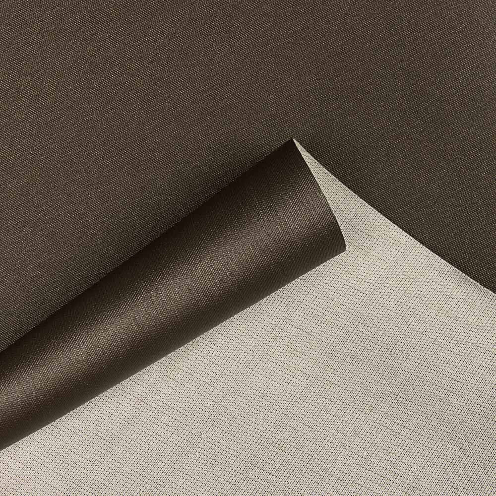 Polipiel Metalizada Ignífuga Onasis Marrón - Ribes y Casals