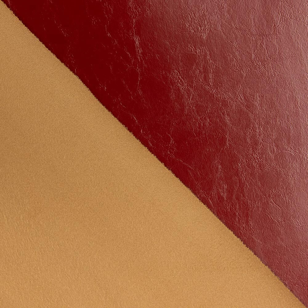 Retal Polipiel Tapicería Gruesa Rojo 140x140 cm - Ribes y Casals