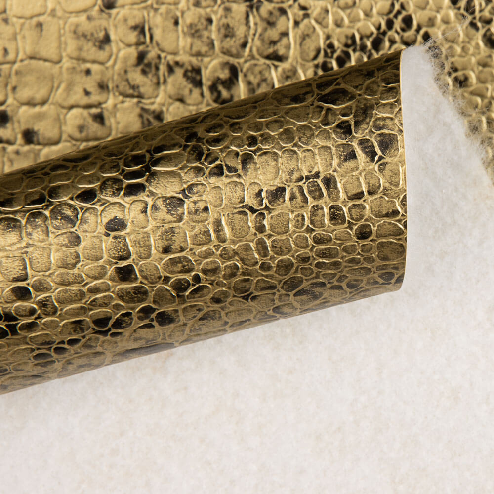 Similicuir Serpent Doré - Ribes y Casals