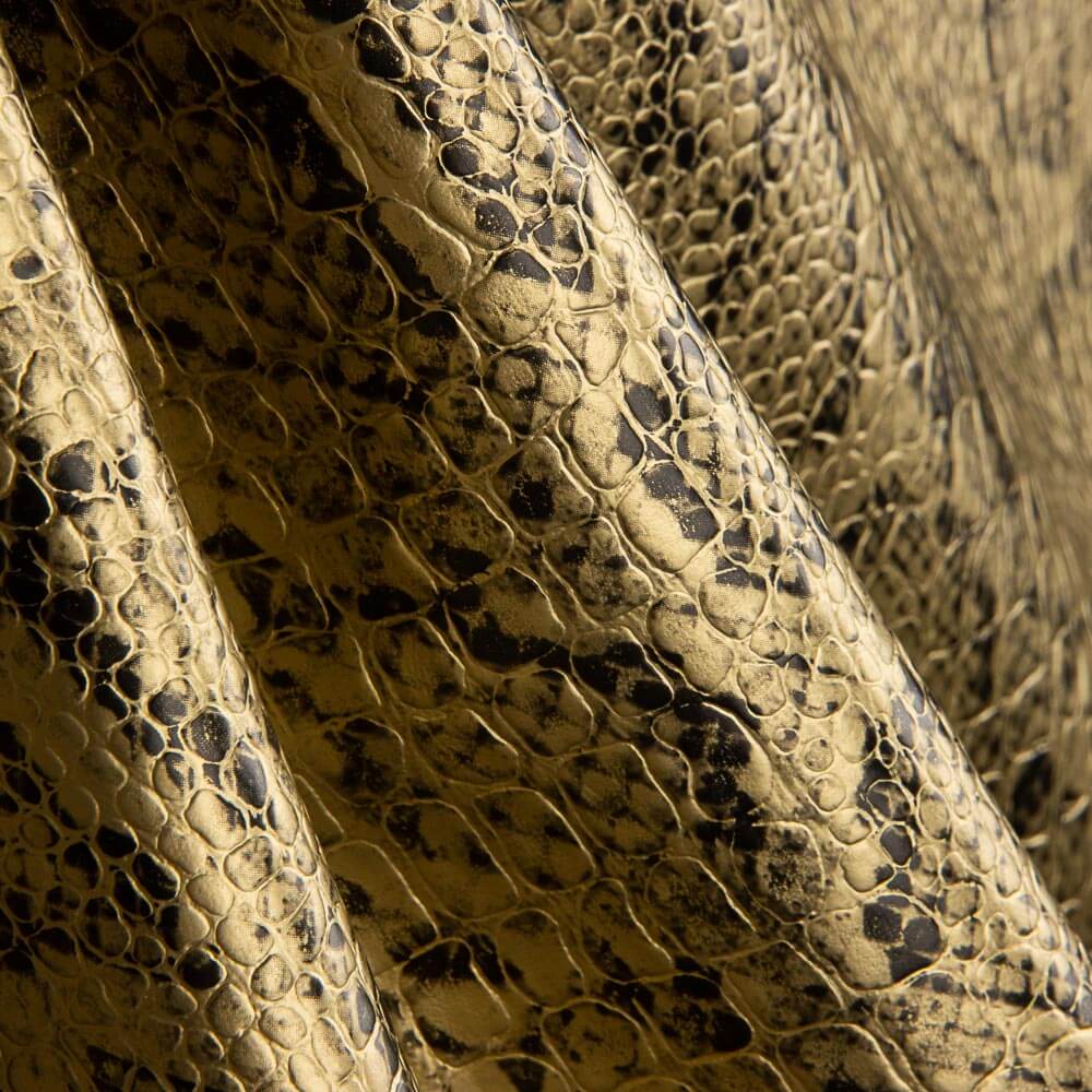 Similicuir Serpent Doré - Ribes y Casals