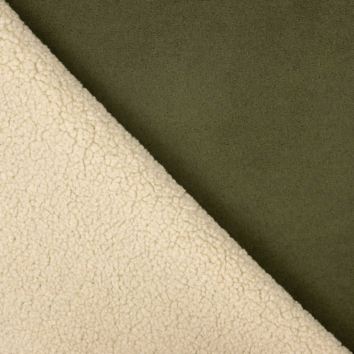 Faux daim gris avec dos en sherpa - Ribes y Casals