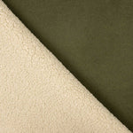 Faux daim gris avec dos en sherpa - Ribes y Casals