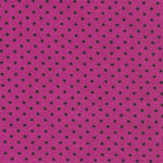 Popeline Pois Fuchsia Noir - Ribes y Casals