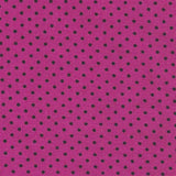 Popeline Pois Fuchsia Noir - Ribes y Casals