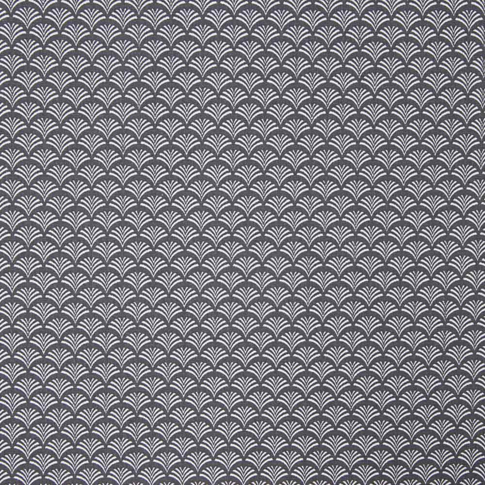 Popeline de coton Éventail gris - Ribes y Casals