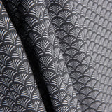 Popeline de coton Éventail gris - Ribes y Casals