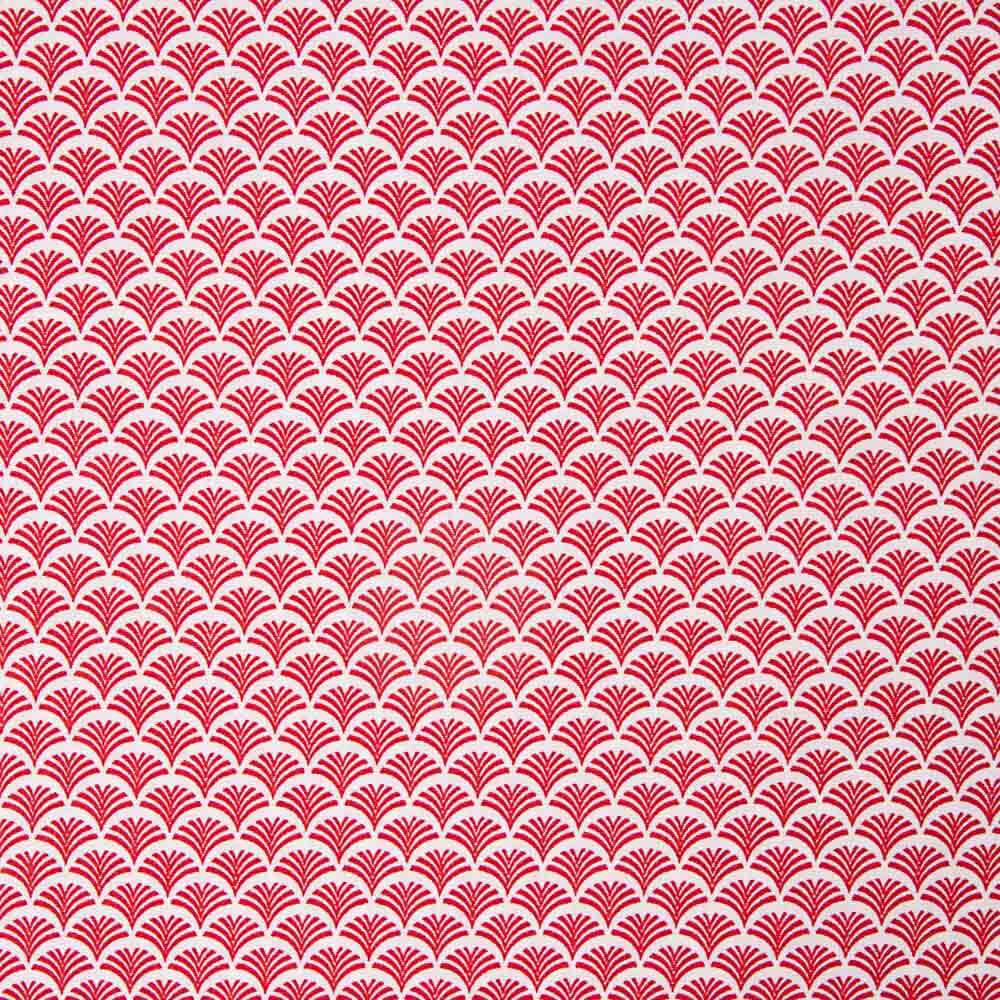 Molleton de coton Abanico Rouge - Ribes y Casals