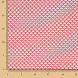 Molleton de coton Abanico Rouge - Ribes y Casals