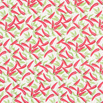 Popeline Coton Chili Blanc - Ribes y Casals