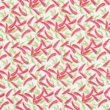 Popeline Coton Chili Blanc - Ribes y Casals