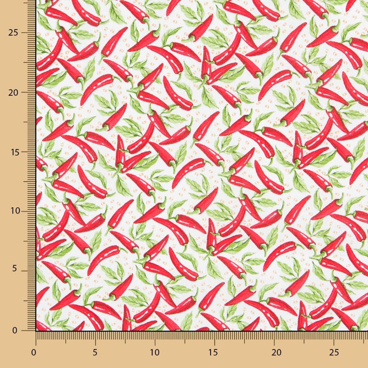 Popeline Coton Chili Blanc - Ribes y Casals