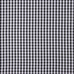 Maxi popeline de coton à carreaux noir - Ribes y Casals