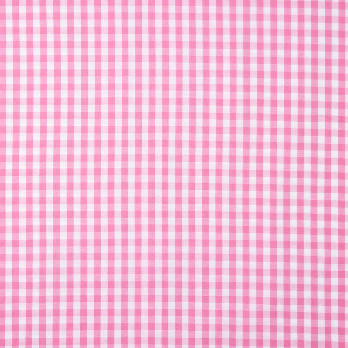 Maxi popeline de coton à carreaux roses - Ribes y Casals