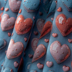 Popeline de coton Hearts Colors - Ribes y Casals