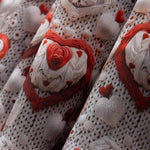 Popeline de coton Hearts Crochet - Ribes y Casals