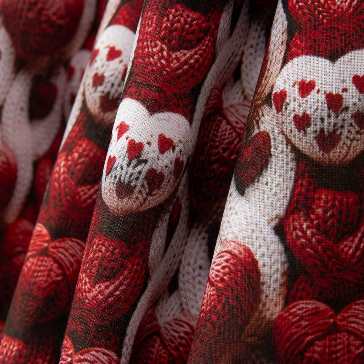 Popeline de coton Hearts Wool - Ribes y Casals