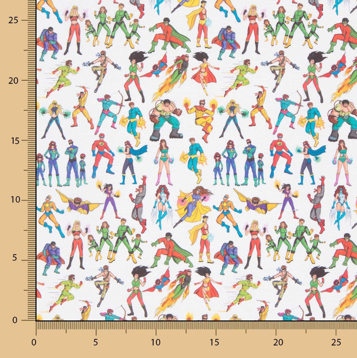 Popeline Coton DC Superheroes - Ribes y Casals