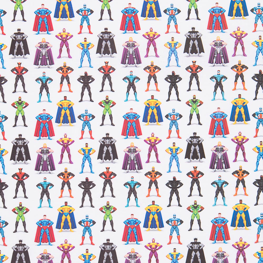 Popeline Coton DC Villains - Ribes y Casals