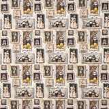 Popeline de coton imprimée à carreaux Halloween - Ribes y Casals