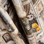 Popeline de coton imprimée à carreaux Halloween - Ribes y Casals