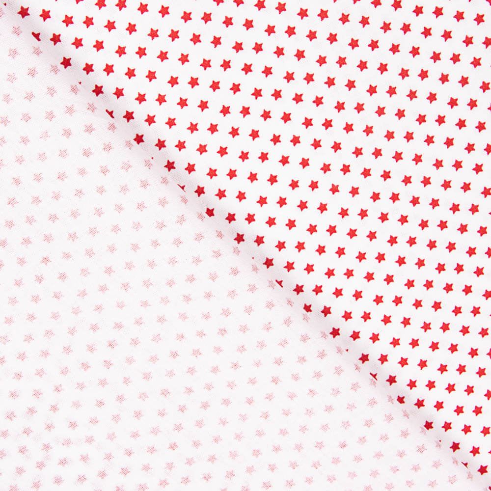 Popeline de Coton Étoiles Blanc - Ribes y Casals