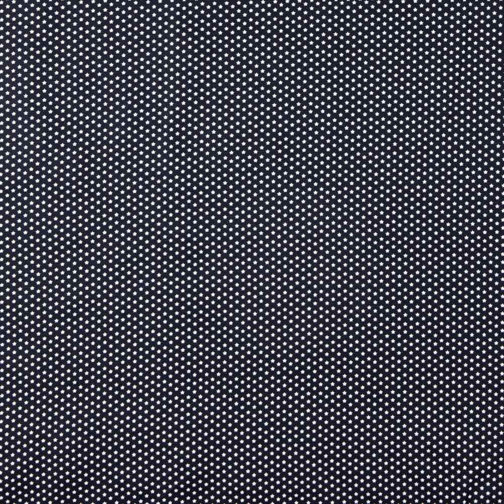 Popeline de Coton Étoiles Marine - Ribes y Casals