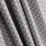 Popeline De Coton Fleurs Gris - Ribes y Casals