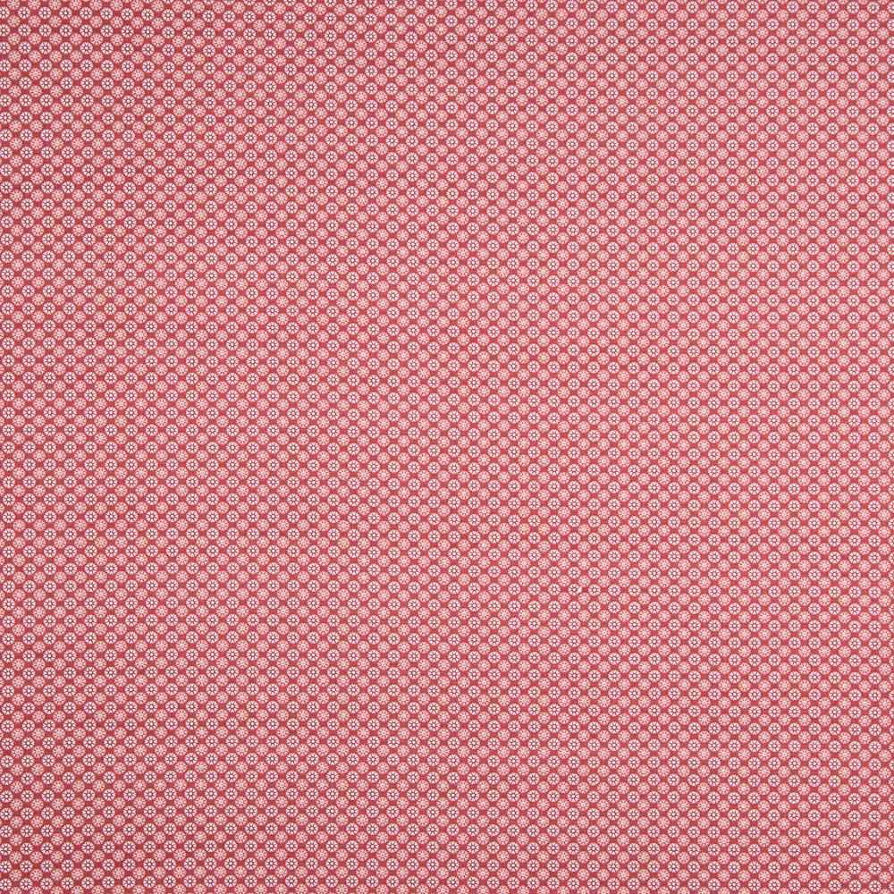 Popeline de Coton Fleurs Rose Foncé - Ribes y Casals