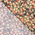 Popeline Coton Oeko-Tex® Fleurs Shang Rouge - Ribes y Casals