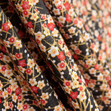 Popeline Coton Oeko-Tex® Fleurs Shang Rouge - Ribes y Casals