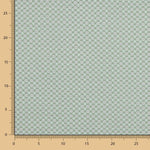 Popeline De Coton Fleurs Vert Menthe - Ribes y Casals