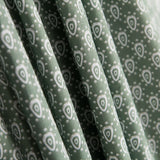 Popeline Coton Geo Aiguemarine - Ribes y Casals