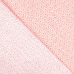 Popeline Coton Géométrique Corail Oeko-Tex® - Ribes y Casals