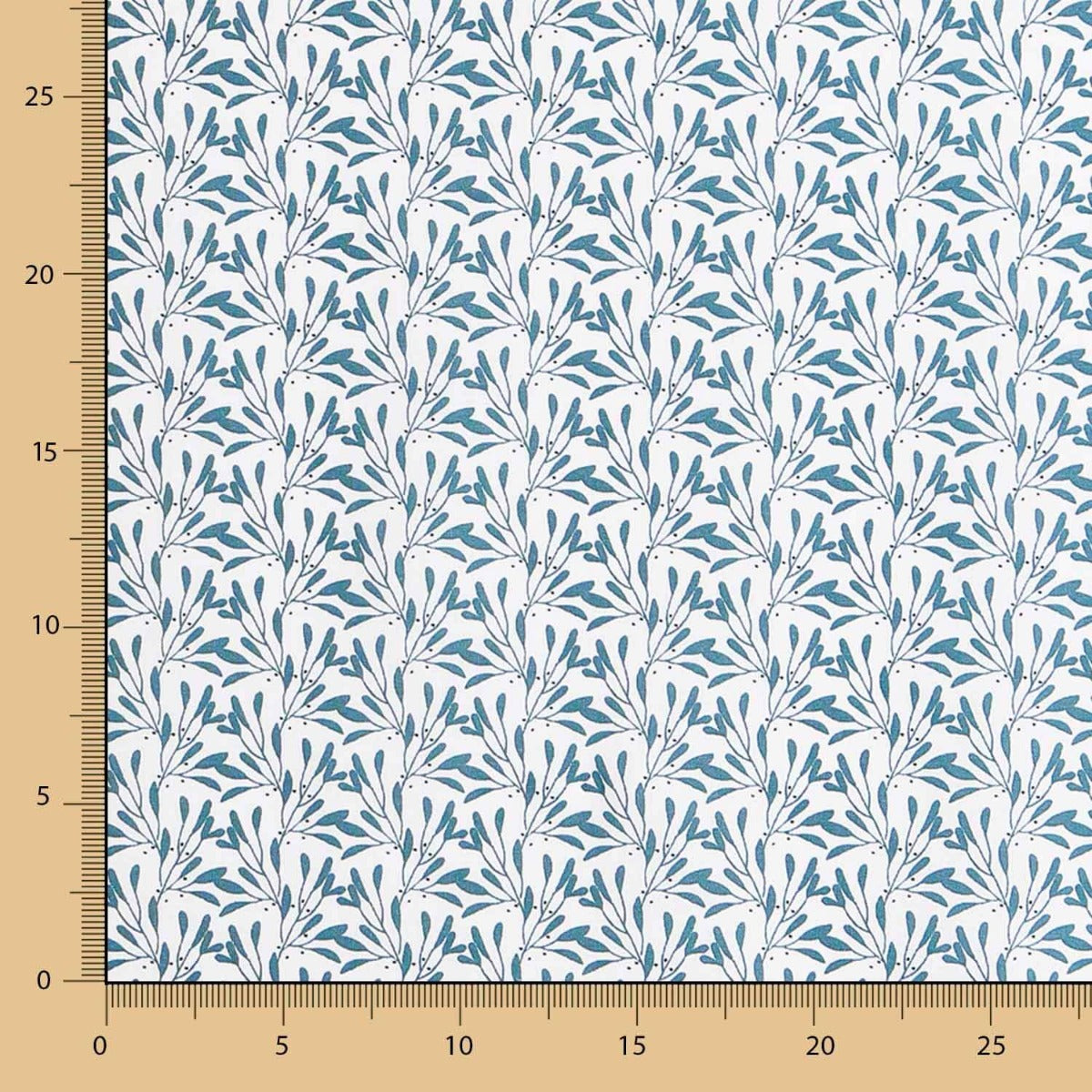 Popeline Coton Herbes Canard - Ribes y Casals