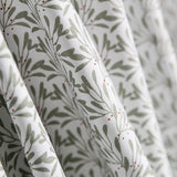 Popeline Coton Taupe Herbes - Ribes y Casals