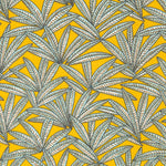 Popeline Coton Jaune Cannabis - Ribes y Casals