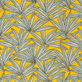 Popeline Coton Jaune Cannabis - Ribes y Casals